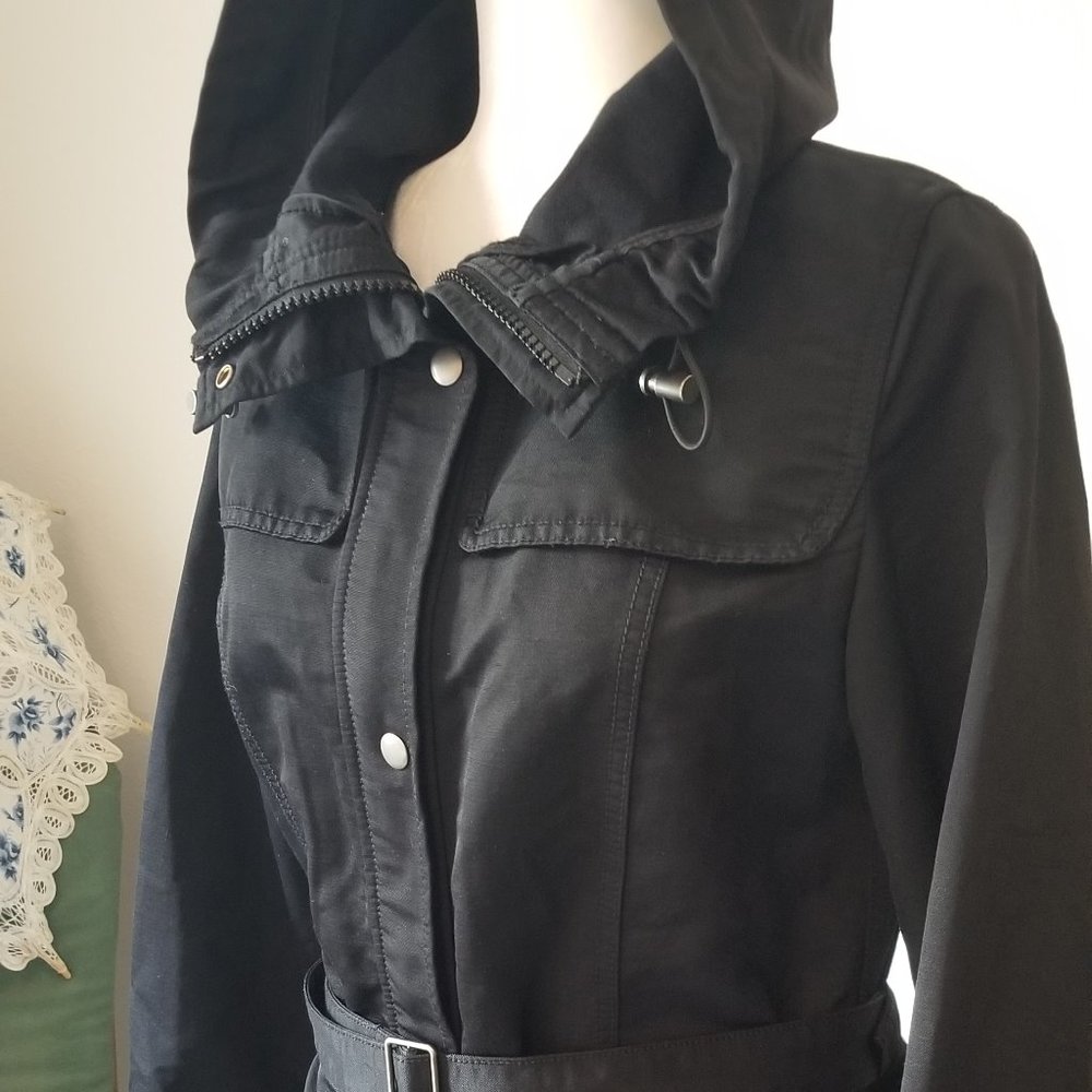 2/$68💗3/$81 J.Crew Hooded Trench Coat - Picture 2 of 8